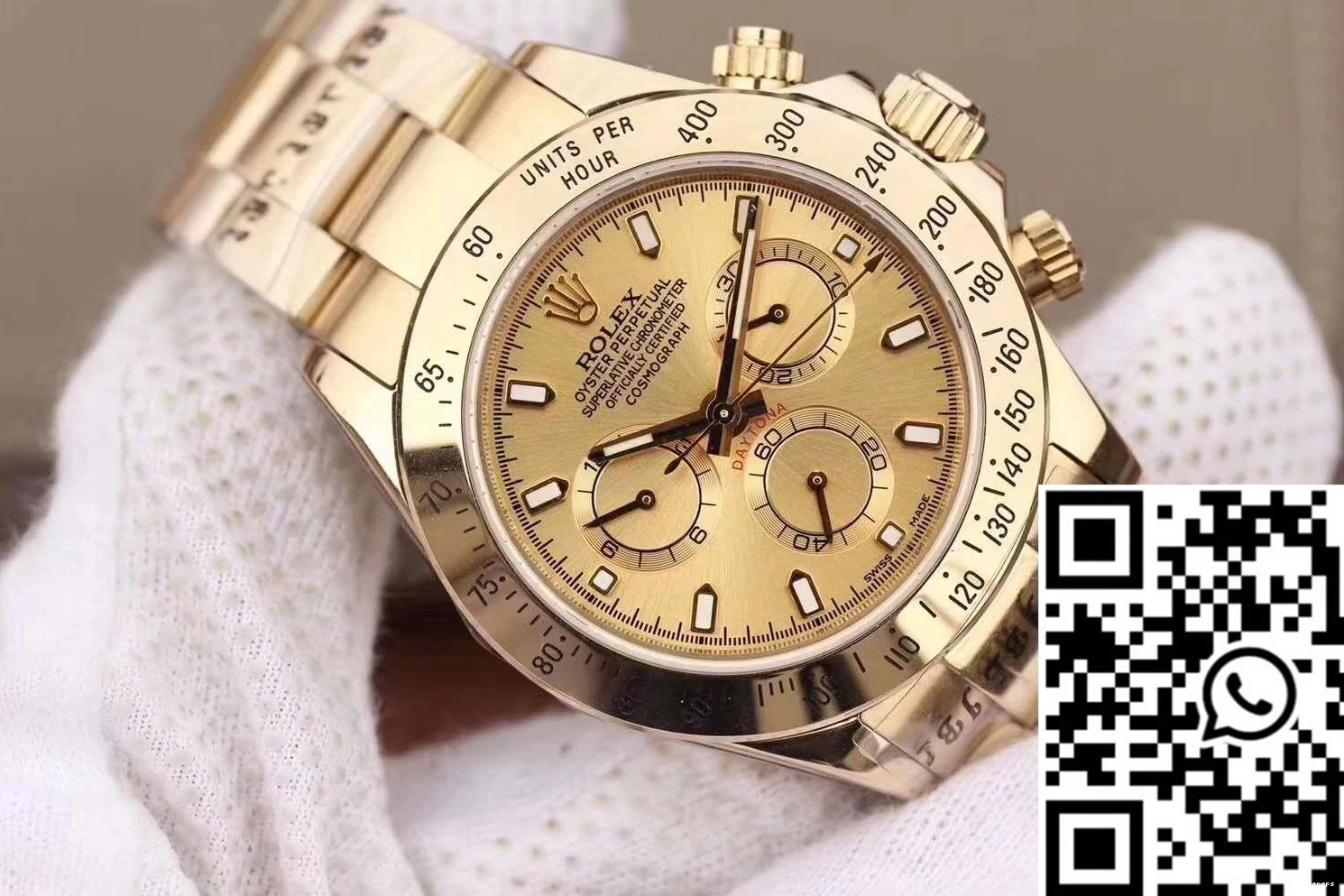 Daytona Factory Dial JH 116503 Gold Rolex Cosmograph 0403